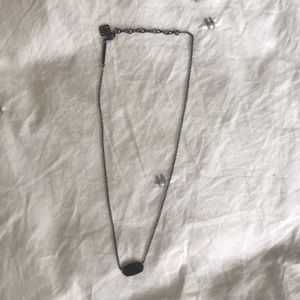 Black choker necklace